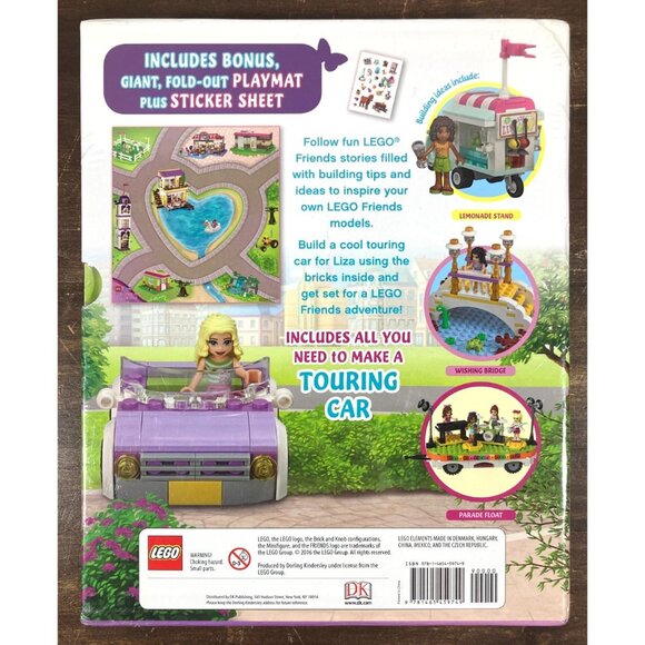 Lego Friends Liza Mini-Doll Touring Car & Book Set Build Your Own Adventure NEW - Picture 2 of 4